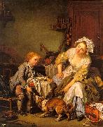 Jean Baptiste Greuze The Spoiled Child Sweden oil painting reproduction